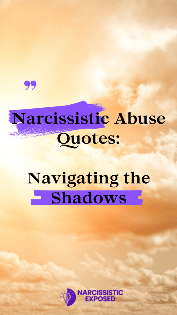 Narcissistic Abuse Quotes