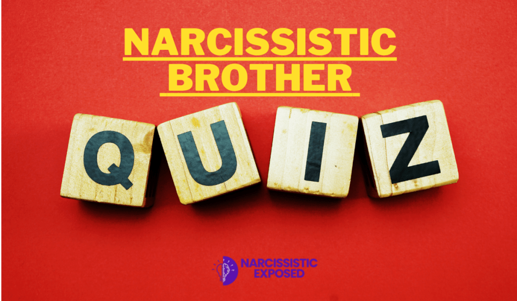 Narcissistic Brother Quiz