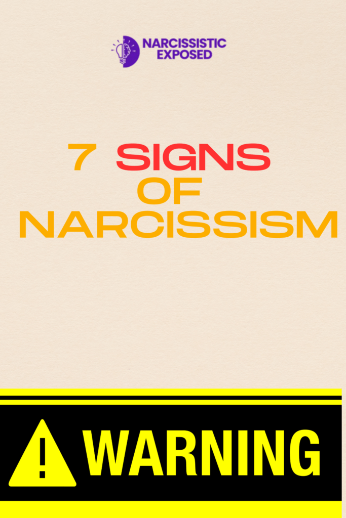 Signs of Narcissism